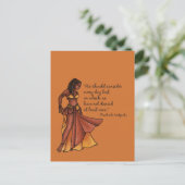 Belly Dancer Quote Dance elke dag Briefkaart (Staand voorkant)