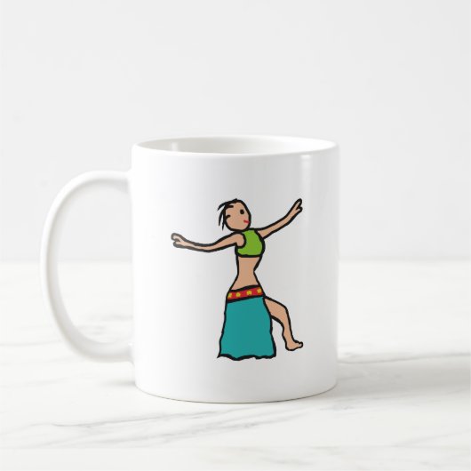 Belly Dancing Koffiemok (Links)