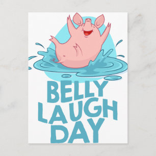 Belly Laugh Day - Waardedag Briefkaart