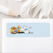 Belly Up Beagle Etiket (Insitu)