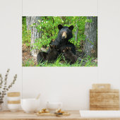 Belly Up Momma Beer and Twin Cubs Poster (Keuken)