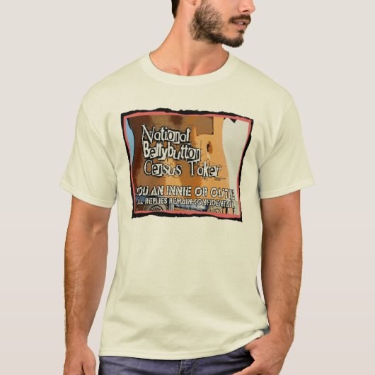 bellybutton telling t-shirt (Voorkant)
