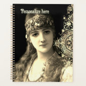 Bellydancer hafla boho zigeuner bruiloft planner (Voorkant)
