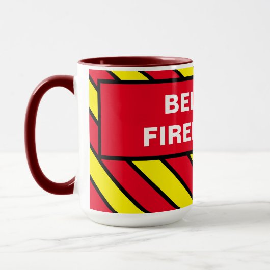 BELMONT FIREFIGHER MUG (Gauche)