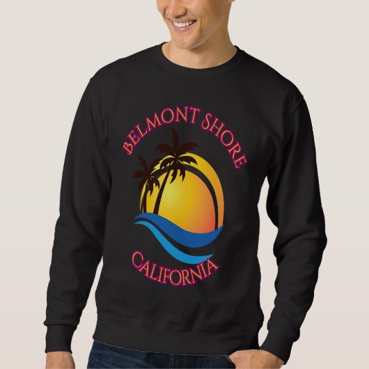 Belmont Shore Beach Surf  California Trui (Voorkant)