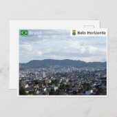 Belo Horizonte - Brazilië Briefkaart (Voorkant / Achterkant)
