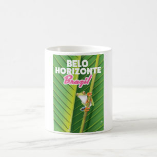 Belo Horizonte, Brazilië reisposter Koffiemok