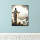 Belofte vervuld door de poort van de hemel canvas afdruk (Insitu (Houten vloer))