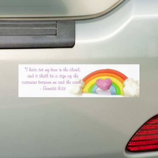 Beloften Bumpersticker (Op auto)