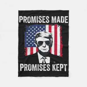 Beloften Gemaakt Beloften Nagekomen President Dona Fleece Deken