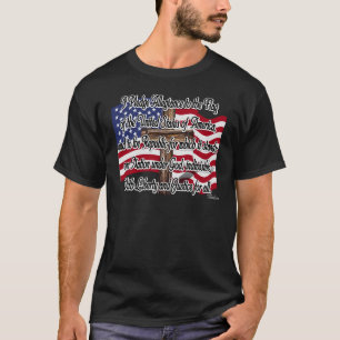 Beloftenis van Trouw met de Amerikaanse vlag en Kr T-shirt