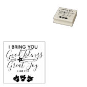 Beloftes van de kersttekst | Christenen Rubberstempel (Gestempeld)