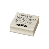 Beloftes van de kersttekst | Christenen Rubberstempel (Stempel)