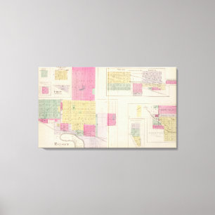 Beloit, Victor, Waconda Springs, Morton, Kansas Canvas Afdruk