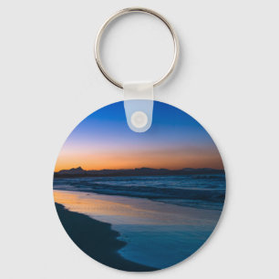 Belongil Beach net na zonsondergang, Byron Bay Sleutelhanger