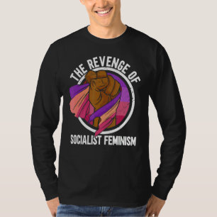 Beloning van de socialistische feministische femin t-shirt