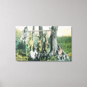 Beloningen van een One Day HuntLake County, CA Canvas Afdruk