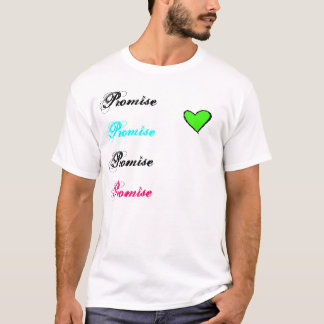 Beloof het! - Neon hart T-shirt