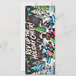 Beloon de juichende sfeer! Cool Racing Christmas K Feestdagenkaart