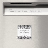 Beloved Black Lace Magnet Magneet (Insitu (Vaatwasser))