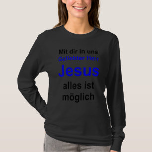 Beloved Lord Jesus Multilingual Series German Vers T-shirt