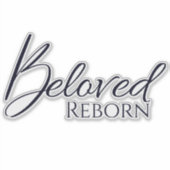 Beloved Reborn Black Vinyl Sticker (Voorkant)