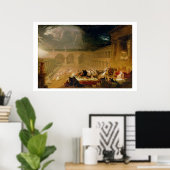 Belshazar's feast (olie op doek) poster (Thuiskantoor)