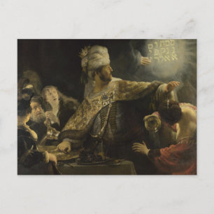 Belshazzar's feast briefkaart