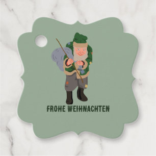 Belsnickel Frohe Weihnachten naar Van Bedankjes Labels