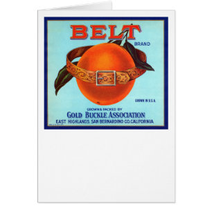 Belt Brand California Oranges