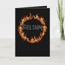 Beltain Vuur Ring Vouwkaart