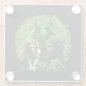 Beltaine Glazen Onderzetter (Achterkant)