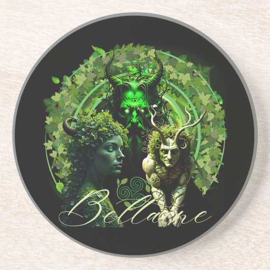 Beltaine Zandsteen Onderzetter (Voorkant)