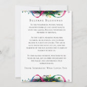 Beltane Blessings Pagan Wiccan Flat Holiday Kaart (Achterkant)