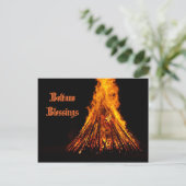 Beltane Blessings Post Card Briefkaart (Staand voorkant)
