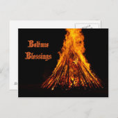 Beltane Blessings Post Card Briefkaart (Voorkant / Achterkant)