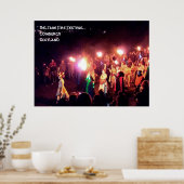 Beltane Fire Festival Processie van de koningin va Poster (Keuken)