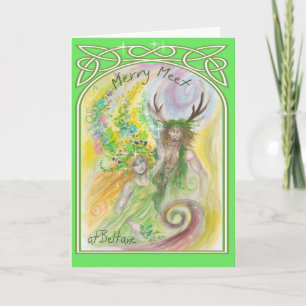 Beltane God en Godin Kaart