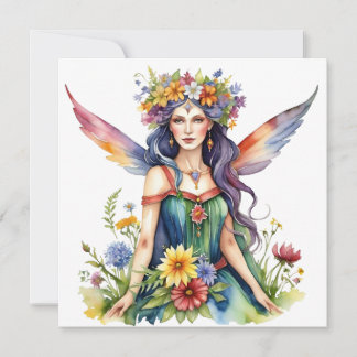 Beltane Zomer Fee Florale Wicca Sabbat Feestdagenkaart