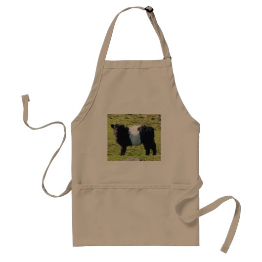 Belted Galloway calf Apron Standaard Schort (Voorkant)