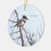 Belted Kingfisher Bird Ornament (Links)