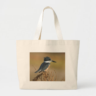 Belted Kingfisher Grote Tote Bag