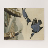 Belted Kingfisher uit Audubon's vogels in Amerika Legpuzzel (Horizontaal)