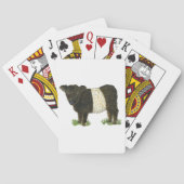 "Beltie" Belted Galloway Pokerkaarten (Achterkant)