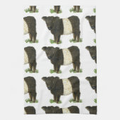 "Beltie" Belted Galloway Theedoek (Verticaal)