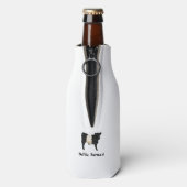 Beltie Farmer Galloway Koe Steer Flesjeskoeler (Fles Achterkant)