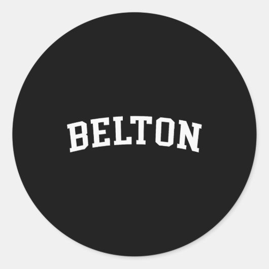 Belton ronde sticker (Voorkant)