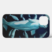 Beluga Baleine coque ipad Baleine Art Tablet coque (Verso (horizontal))