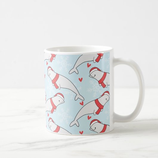 Béluga Christmas Mug (Droite)