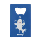 Béluga mignon bulles dessin de dessin animé (Dos)